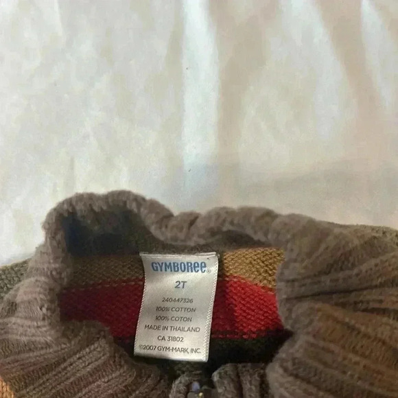 Gymboree - long sleeve knit full zip cardigan sweater. Size 2T - Picture 2 of 3
